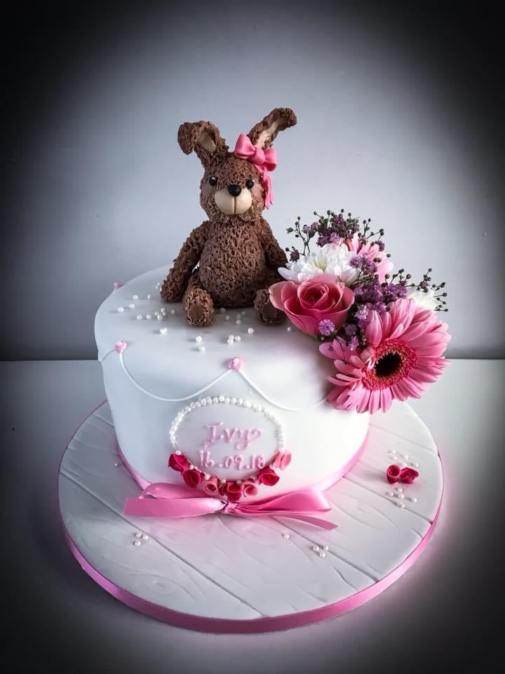 Fondant Floral bunny