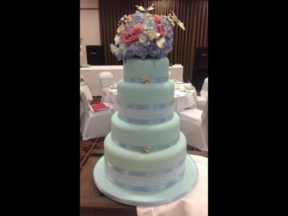 Baby blue wedding