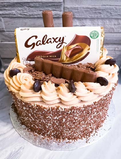 Galaxy Sprinkles Cake