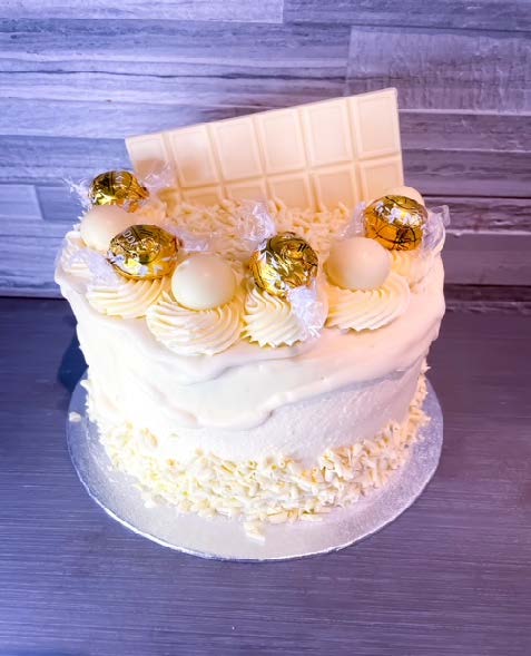 White Lindt Cake